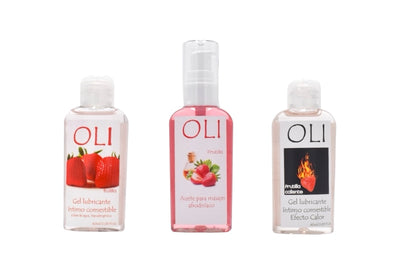 Kit Combo Frutilla Lubricante Y Aceite