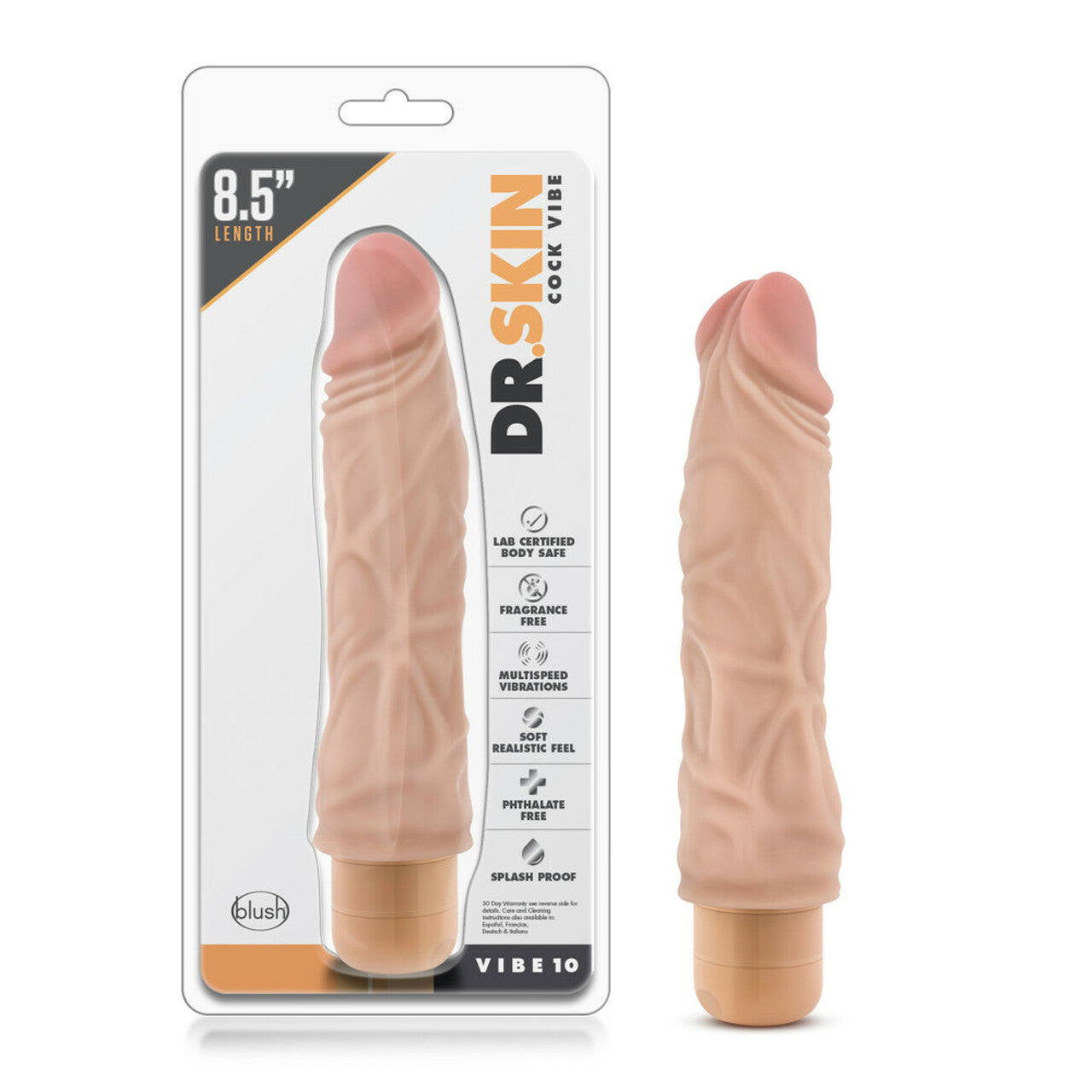 Vibrador Realistico Dr. Skin Cock Vibe 10 (22 x 4.5 cm)